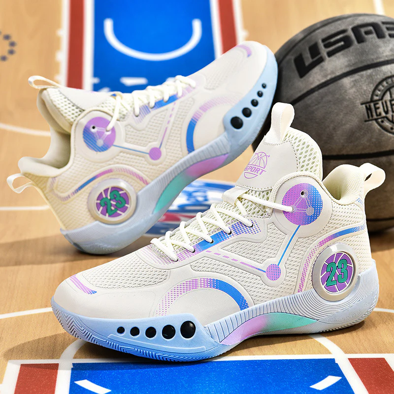 Damen Basketball-Sneaker mit hohem Schaft und rutschfester Sohle Heidi Mode - Image 6