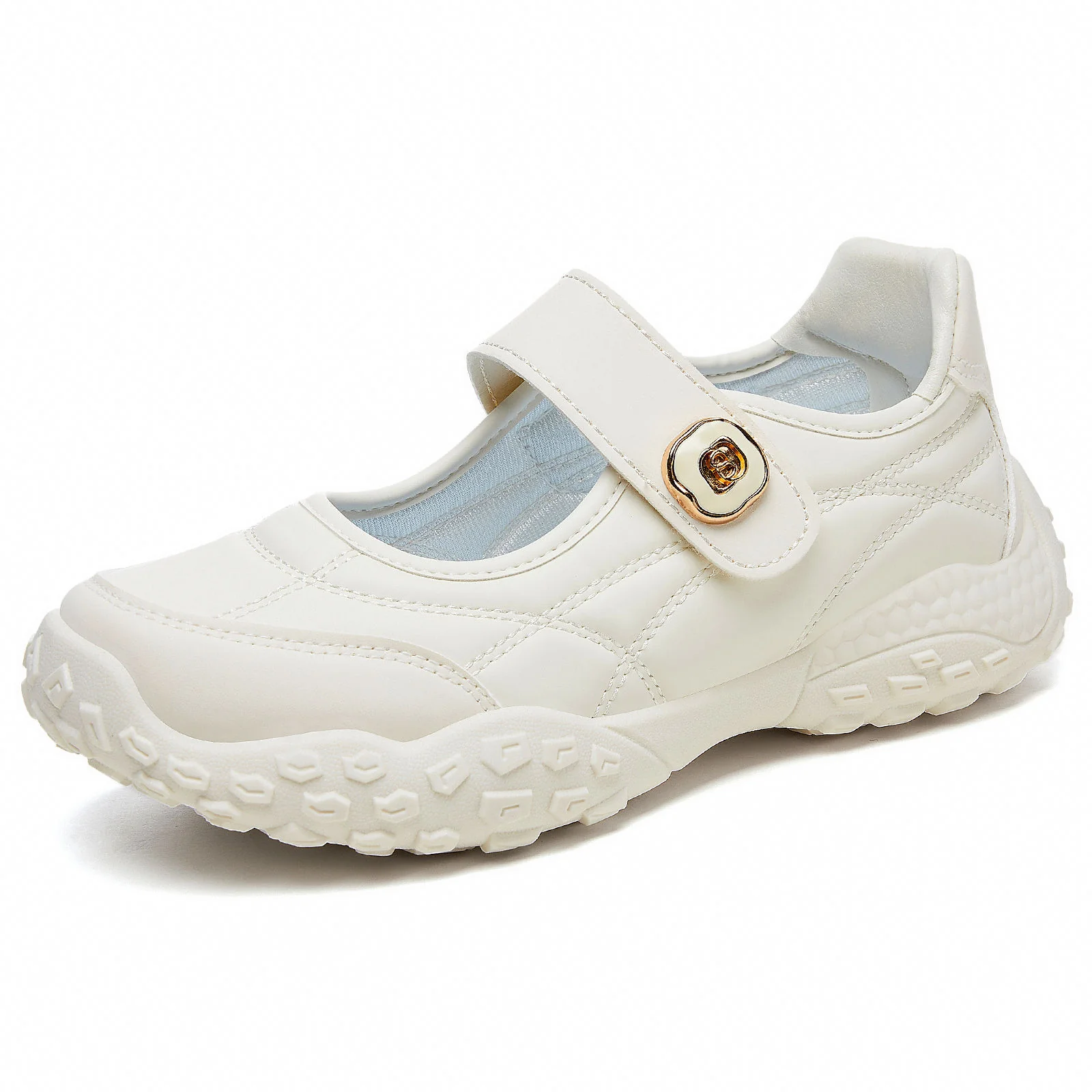 Damen bequeme Alltagsschuhe mit flexiblem Klettverschluss Heidi Mode - Image 6