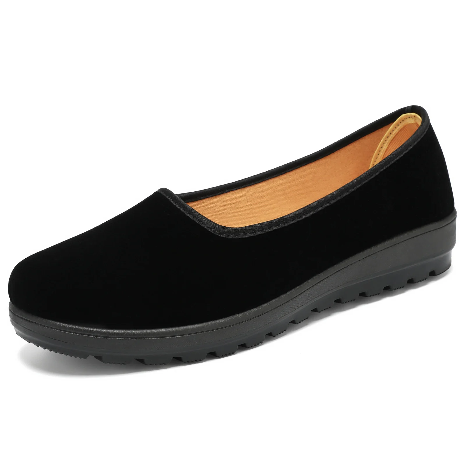 Damen Bequeme Alltagsslipper aus hochwertigem Veloursleder Heidi Mode - Image 6