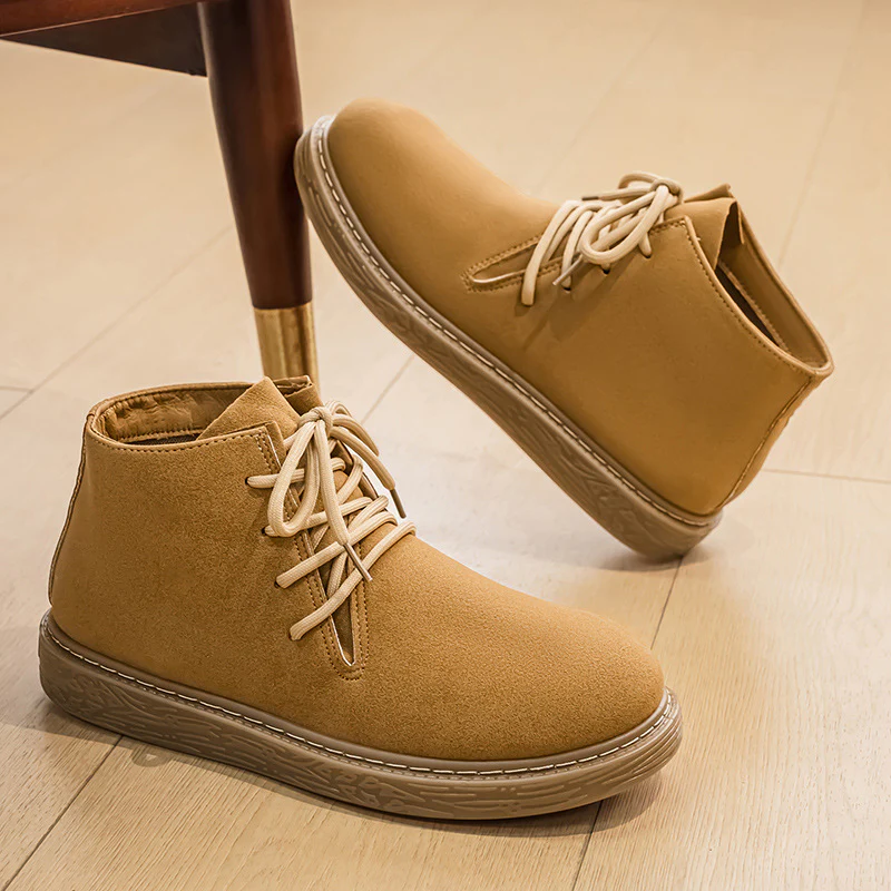 Damen Bequeme Ankle Boots mit hochgezogenem Kragen und rutschfester Sohle Heidi Mode - Image 3