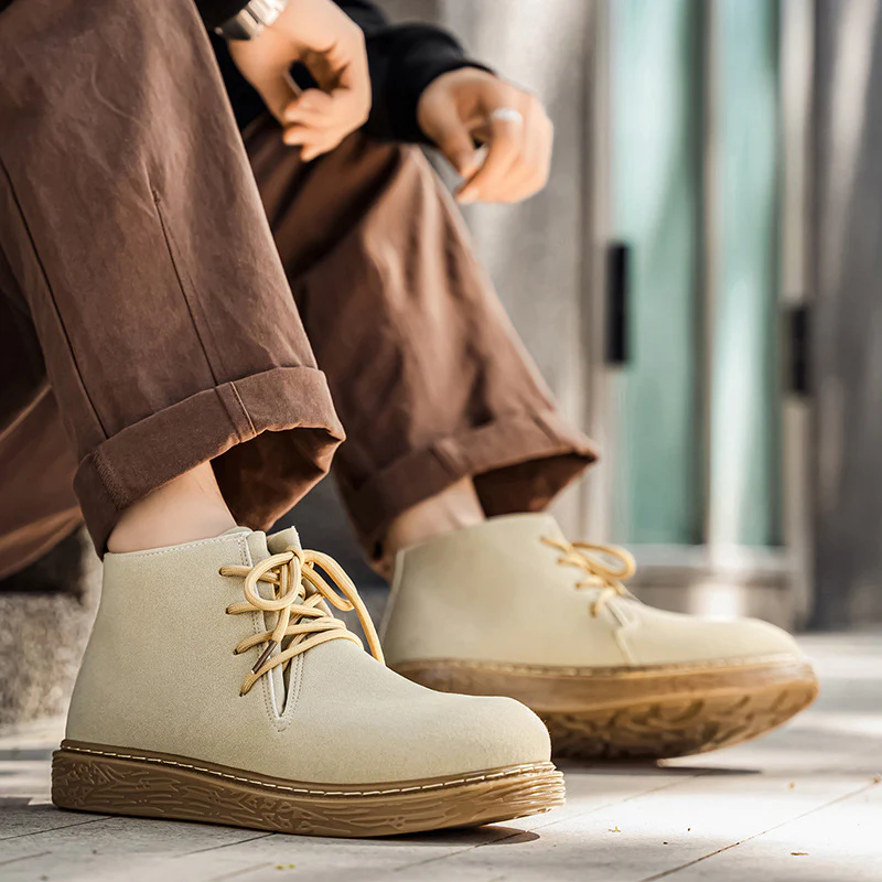 Damen Bequeme Ankle Boots mit hochgezogenem Kragen und rutschfester Sohle Heidi Mode - Image 4