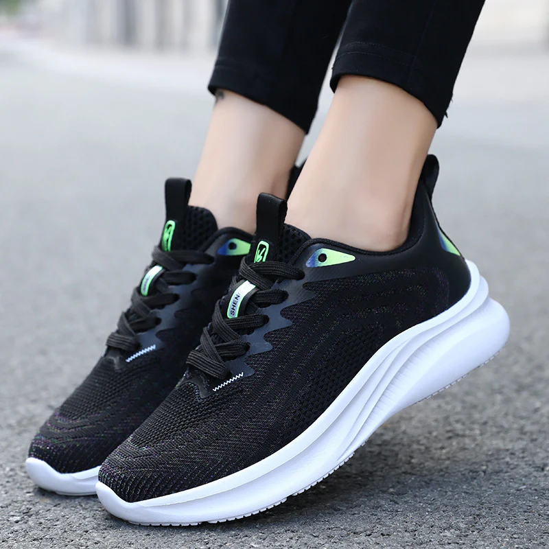 Damen Bequeme Atmungsaktive Sneakers mit flexiblem Design Heidi Mode - Image 4