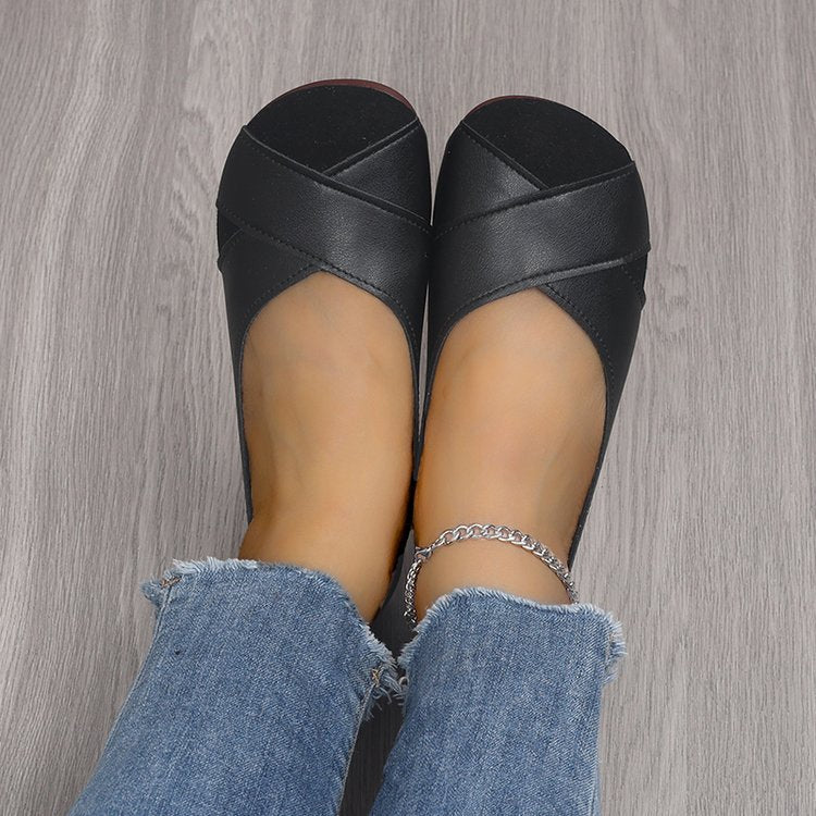 Damen Bequeme Ballerinas mit Ergonomischer Fußbett-Technologie Heidi-Mode - Image 2