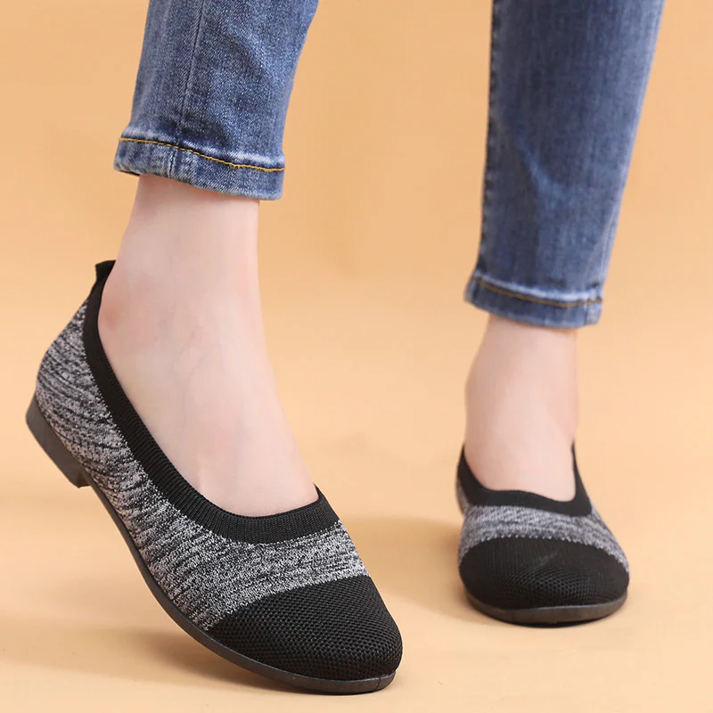 Damen Bequeme Ballerinas mit flexiblem und atmungsaktivem Obermaterial Heidi Mode - Image 4