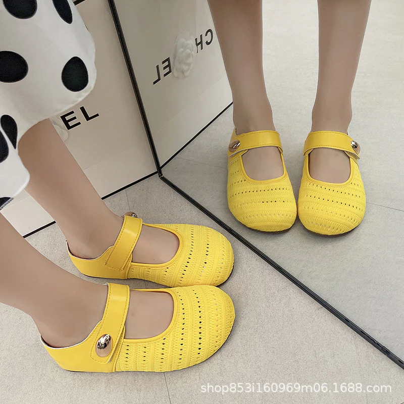 Damen Bequeme Ballerinas mit verstellbarem Riemen Heidi Mode - Image 3