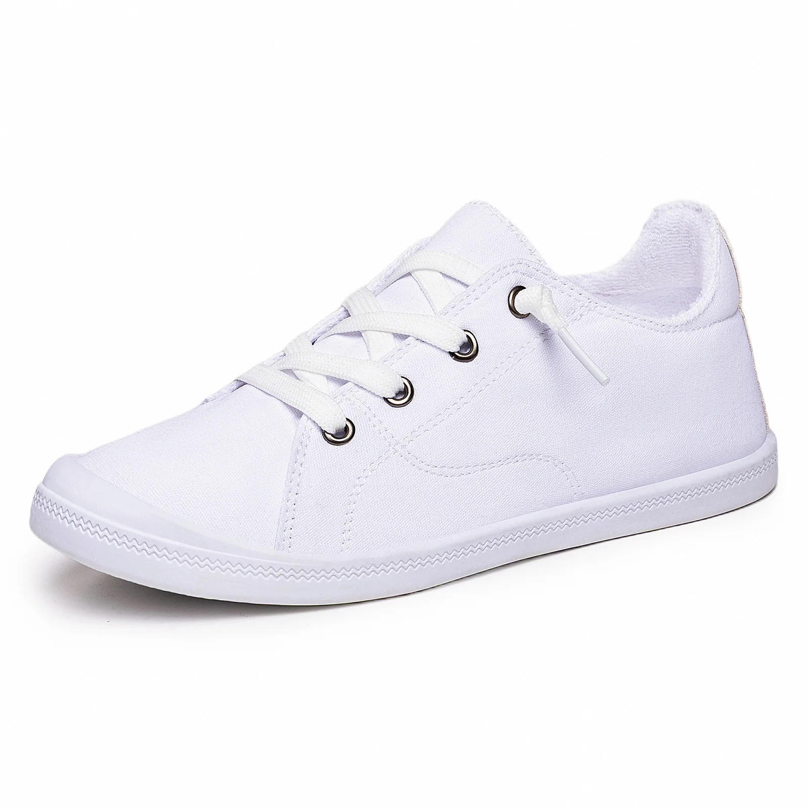 Damen Bequeme Canvas Sneakers mit atmungsaktiver Innensohle Heidi Mode - Image 7