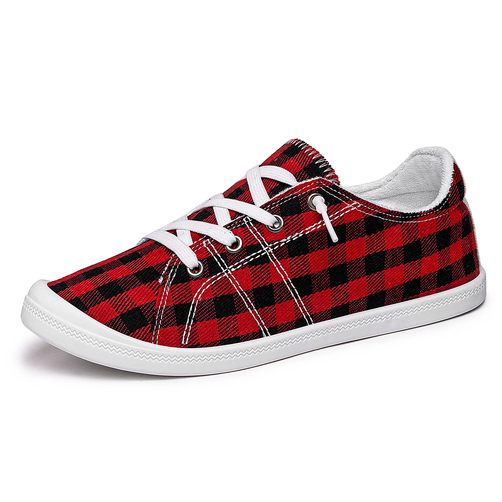 Damen Bequeme Canvas Sneakers mit atmungsaktiver Innensohle Heidi Mode - Image 8