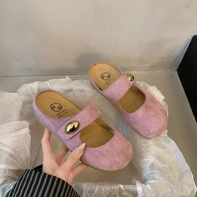 Damen Bequeme Clogs mit elegantem Riemen und modischer Verzierung Heidi Mode - Image 3