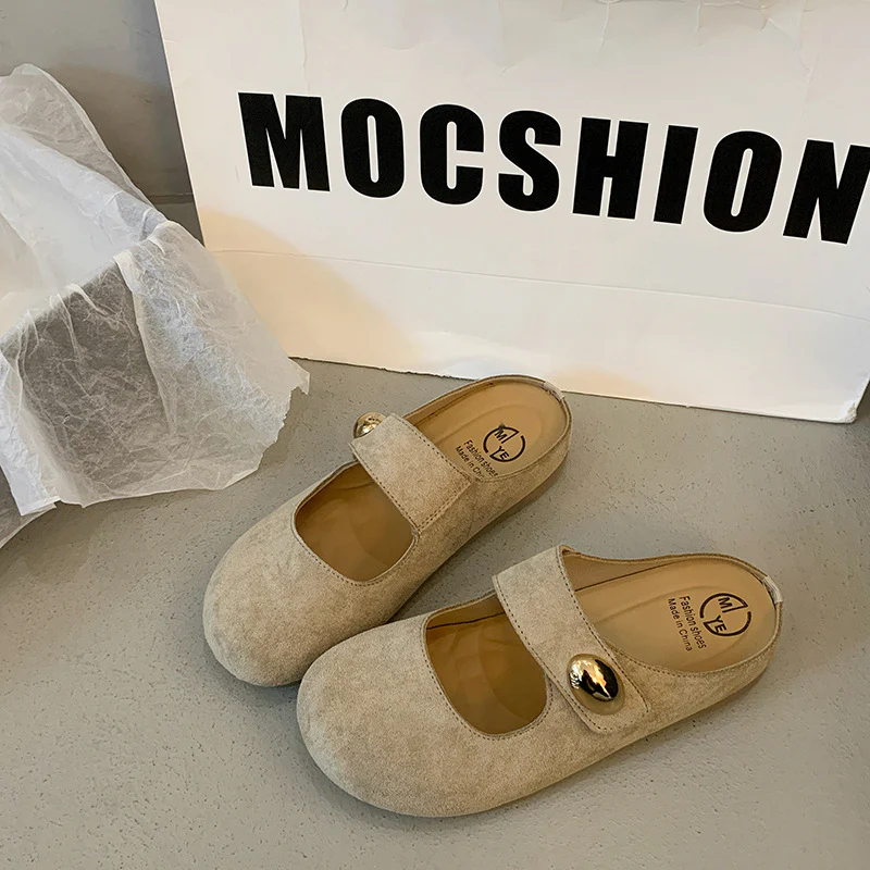 Damen Bequeme Clogs mit elegantem Riemen und modischer Verzierung Heidi Mode - Image 4