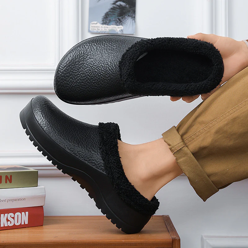 Damen Bequeme Clogs mit kuscheligem Innenfutter und rutschfester Sohle Heidi Mode - Image 4
