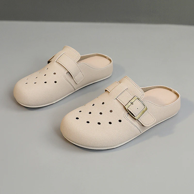 Damen bequeme Clogs mit modischem Riemen und atmungsaktivem Obermaterial Heidi Mode - Image 6