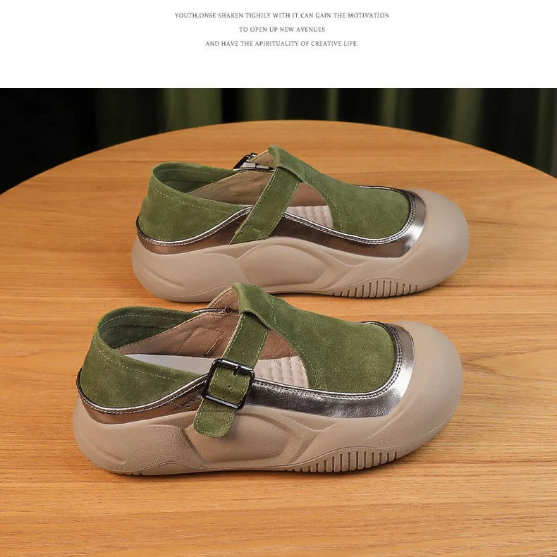 Damen bequeme Clogs mit verstellbarem Riemen und atmungsaktiver Sohle Heidi Mode - Image 2