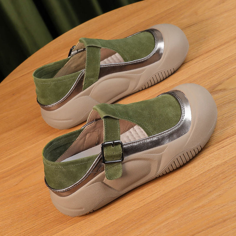Damen bequeme Clogs mit verstellbarem Riemen und atmungsaktiver Sohle Heidi Mode - Image 3
