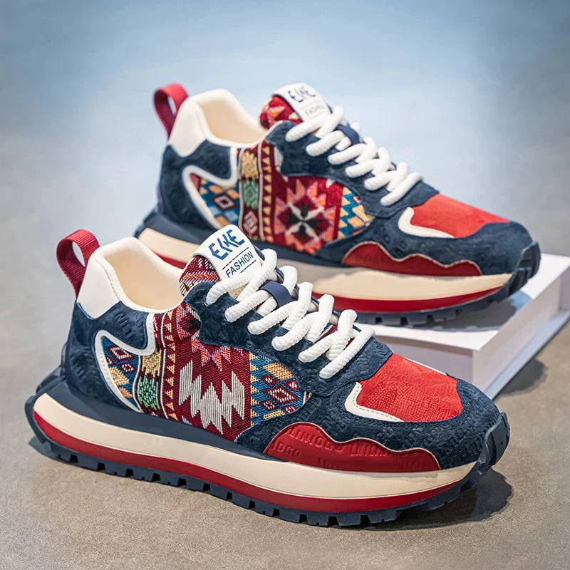 Damen Bequeme Ethno-Sneaker Heidi Mode