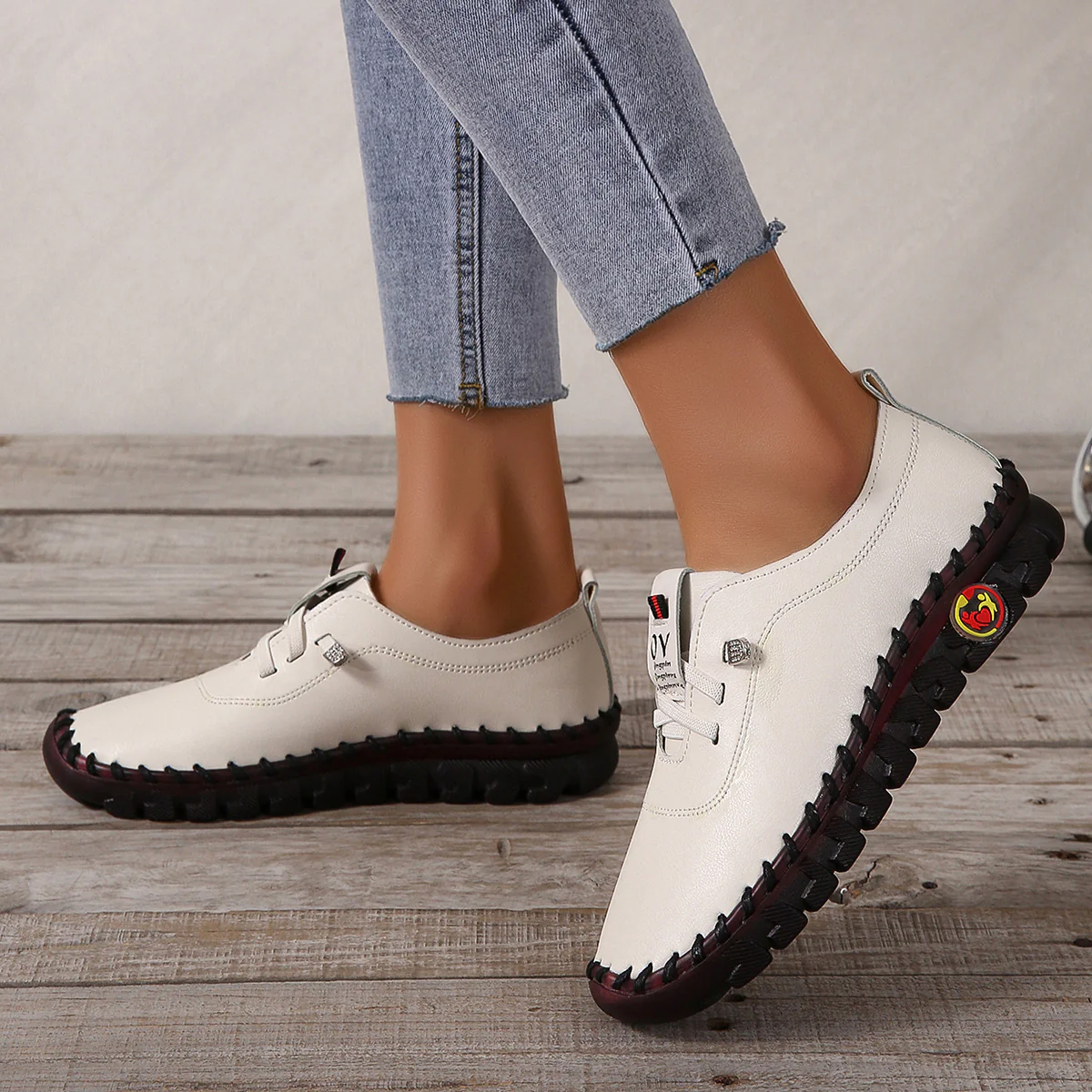 Damen bequeme Freizeit-Schuhe mit rutschfester Sohle und atmungsaktiven Einsätzen Heidi Mode - Image 8