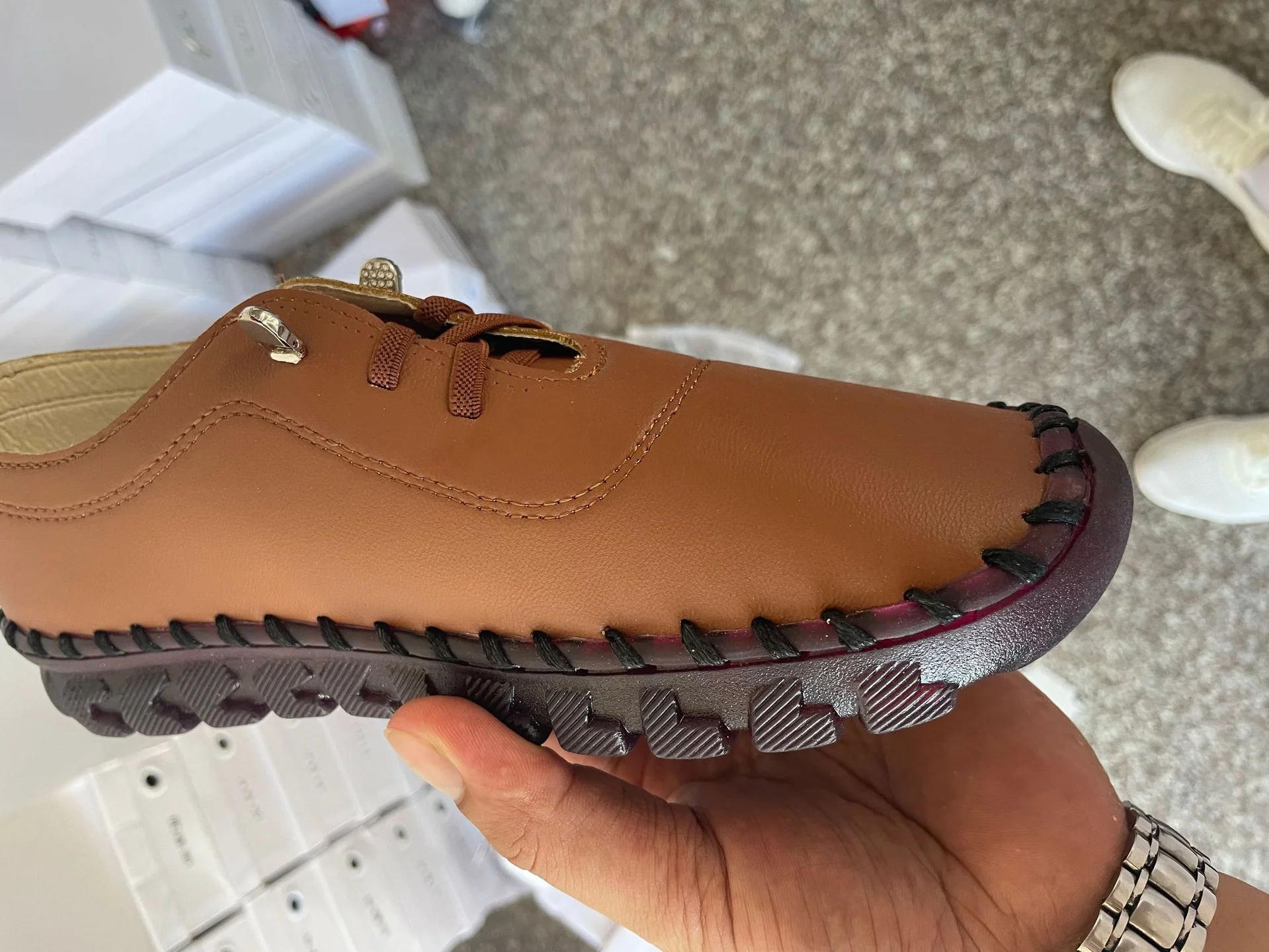 Damen bequeme Freizeit-Schuhe mit rutschfester Sohle und atmungsaktiven Einsätzen Heidi Mode - Image 9