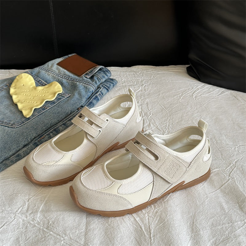 Damen Bequeme Freizeit-Sneaker mit atmungsaktivem Obermaterial und verstellbarem Klettverschluss Heidi Mode - Image 7