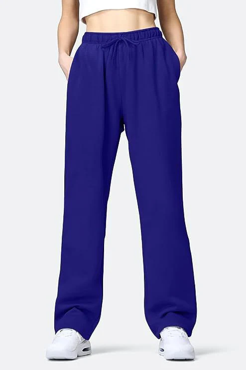 Damen Bequeme Freizeithose mit Elastischem Bund und Seitlichen Taschen Heidi-Mode - Image 10