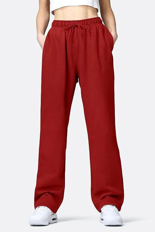 Damen Bequeme Freizeithose mit Elastischem Bund und Seitlichen Taschen Heidi-Mode - Image 12
