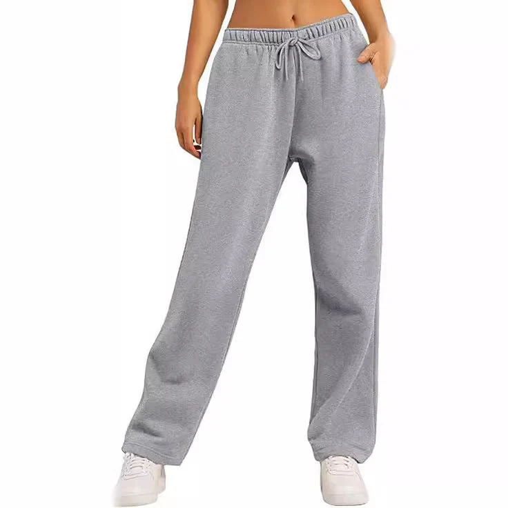 Damen Bequeme Freizeithose mit Elastischem Bund und Seitlichen Taschen Heidi-Mode - Image 4