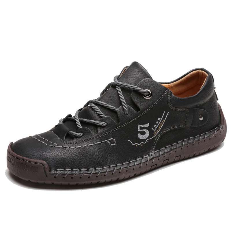 Damen bequeme Freizeitschuhe aus hochwertigem Leder mit rutschfester Sohle Heidi Mode - Image 4