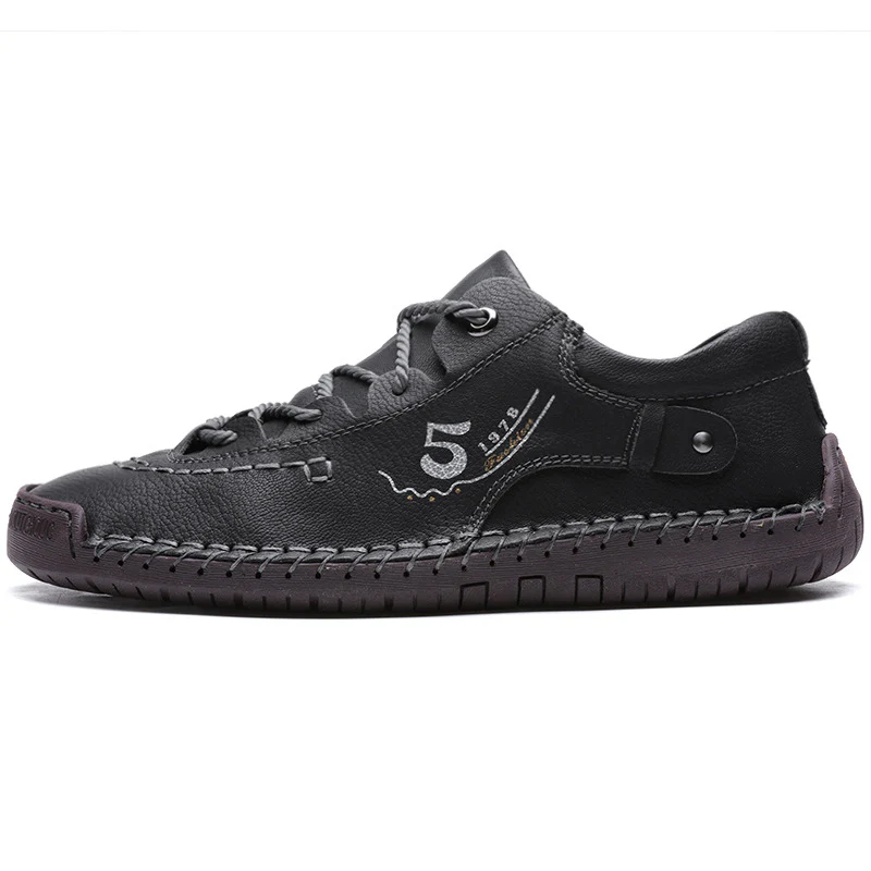 Damen bequeme Freizeitschuhe aus hochwertigem Leder mit rutschfester Sohle Heidi Mode - Image 6