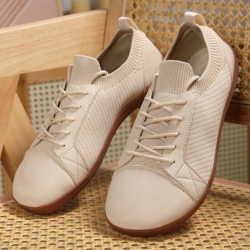 Damen Bequeme Freizeitschuhe mit elastischem Schnürsystem und flexiblem Obermaterial Heidi Mode - Image 7