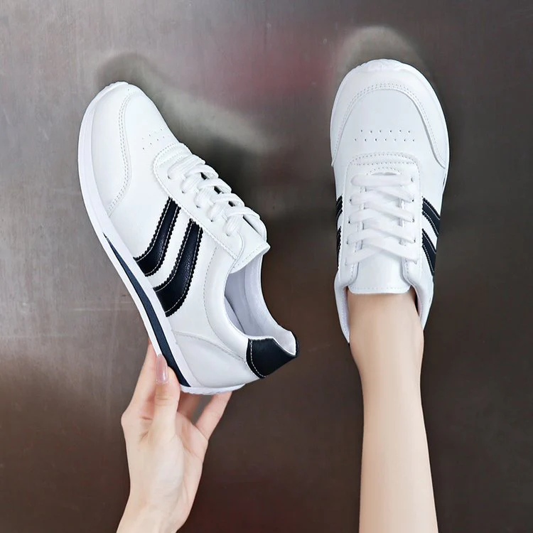 Damen Bequeme Freizeitsneaker mit atmungsaktiver Oberflächenstruktur Heidi Mode - Image 4
