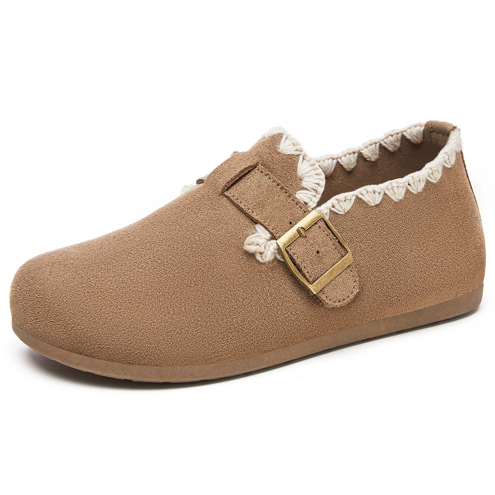 Damen Bequeme Hausschuhe mit dekorativem Riemen und weichem Innenfutter Heidi Mode - Image 7
