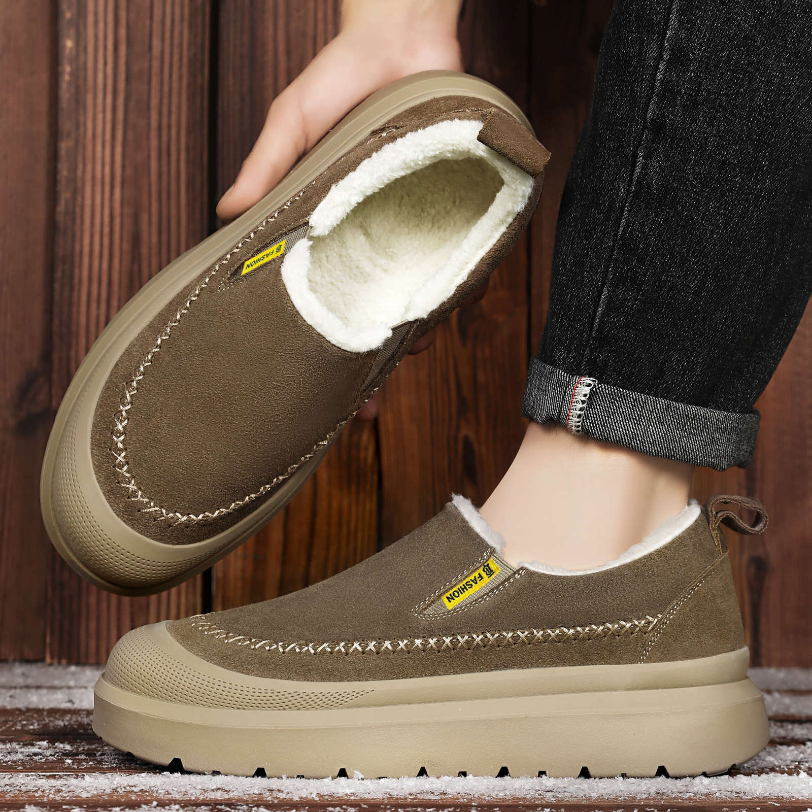 Damen Bequeme Hausschuhe mit weichem Innenfutter und rutschfester Sohle Heidi Mode - Image 2