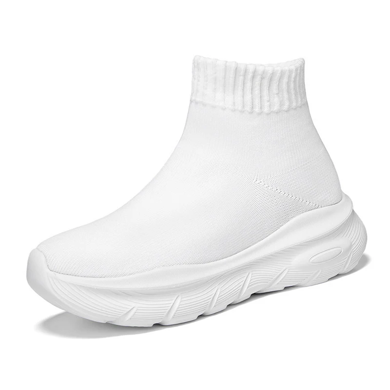 Damen Bequeme High-Top Sneakers mit elastischem Strick-Obermaterial Heidi Mode - Image 6