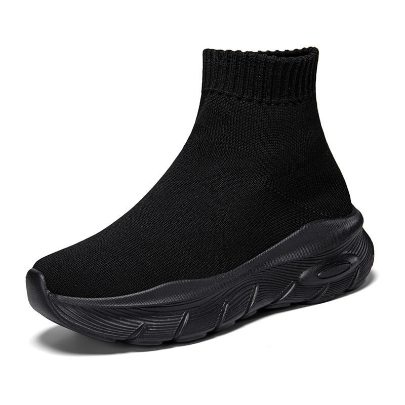 Damen Bequeme High-Top Sneakers mit elastischem Strick-Obermaterial Heidi Mode - Image 8