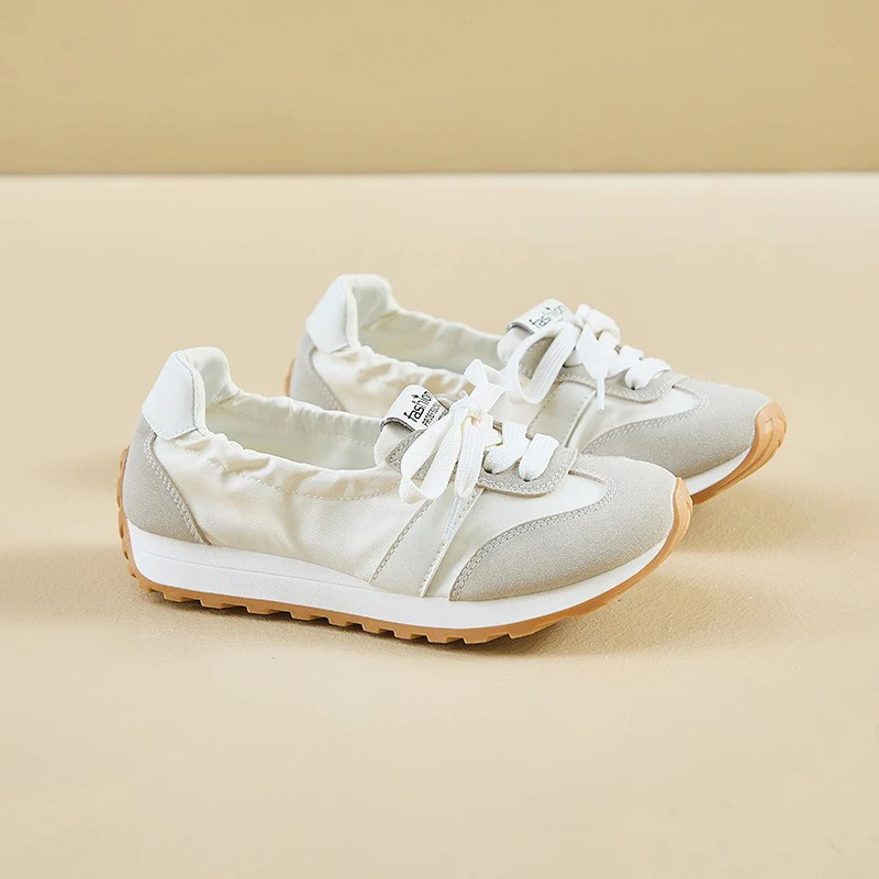 Damen Bequeme Lauf-Sneaker mit elastischem Schuhkragen Heidi Mode