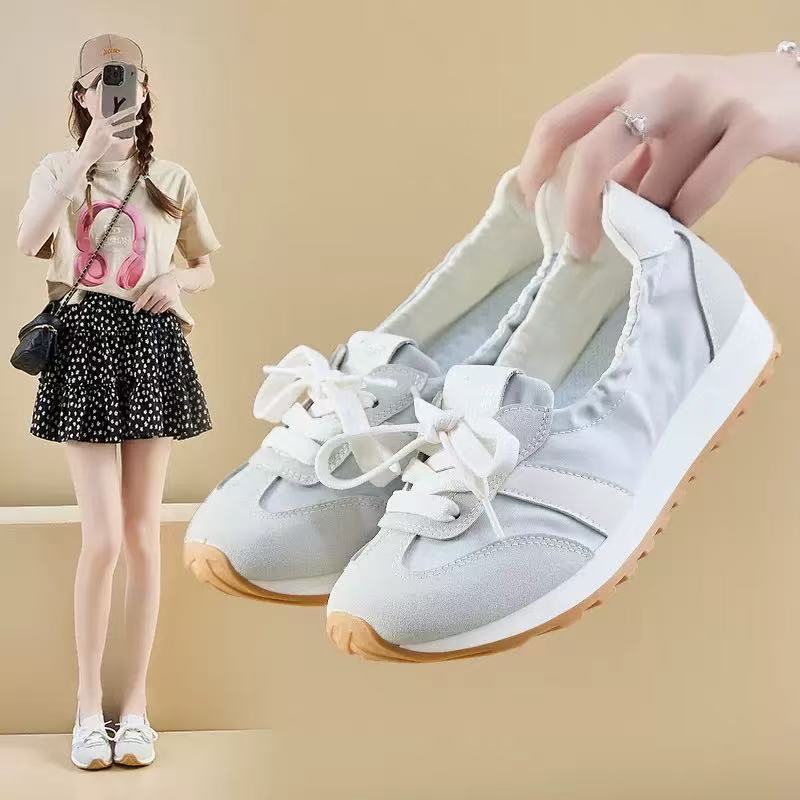 Damen Bequeme Lauf-Sneaker mit elastischem Schuhkragen Heidi Mode - Image 4