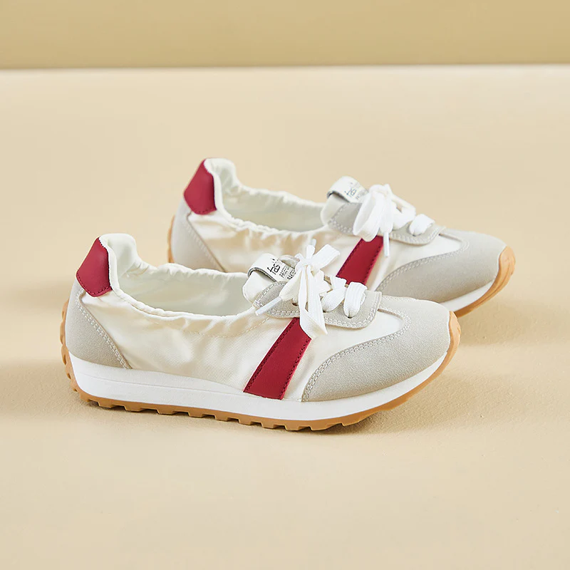 Damen Bequeme Lauf-Sneaker mit elastischem Schuhkragen Heidi Mode - Image 6