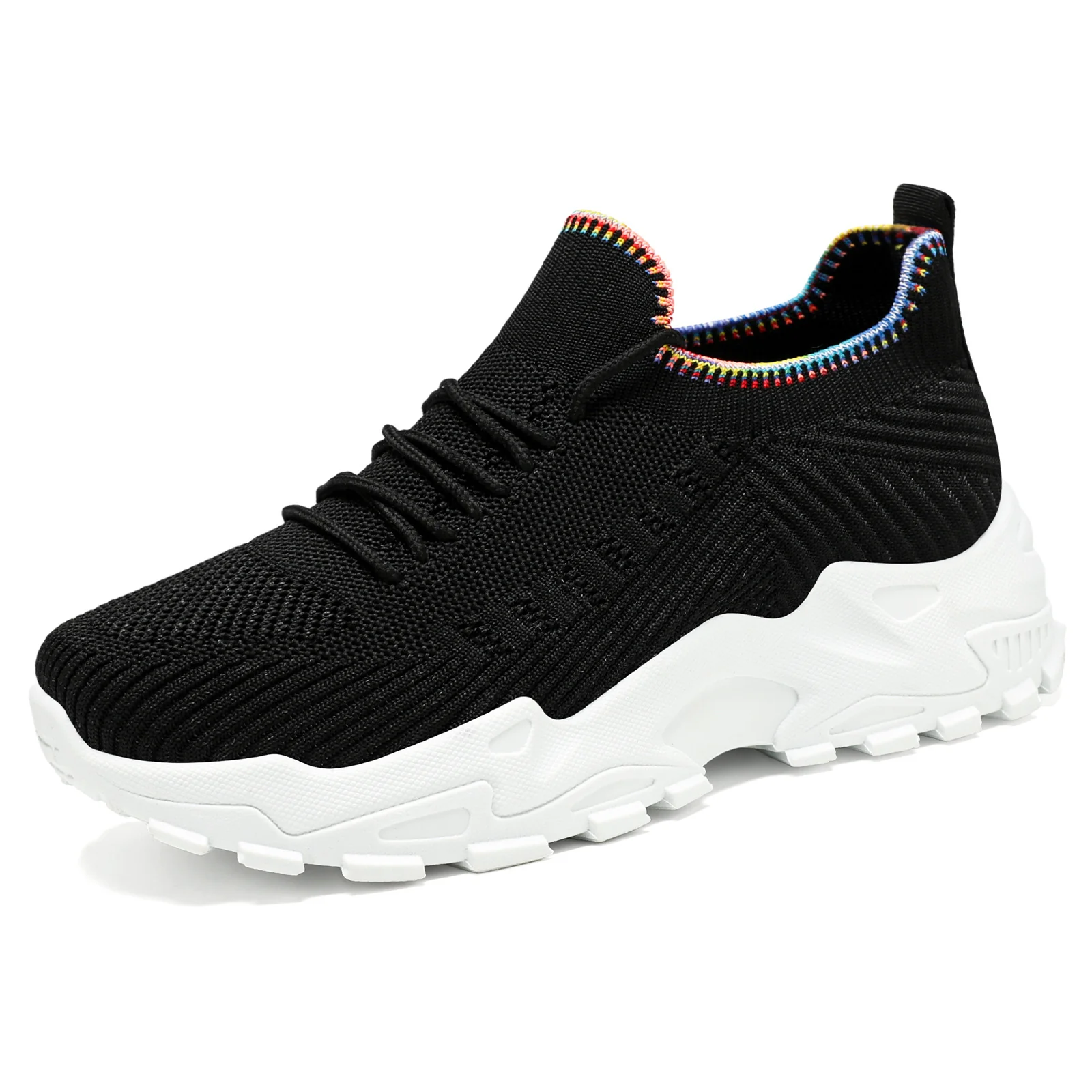 Damen Bequeme Lauf-Sneaker mit elastischem Strickdesign und rutschfester Sohle Heidi Mode - Image 6