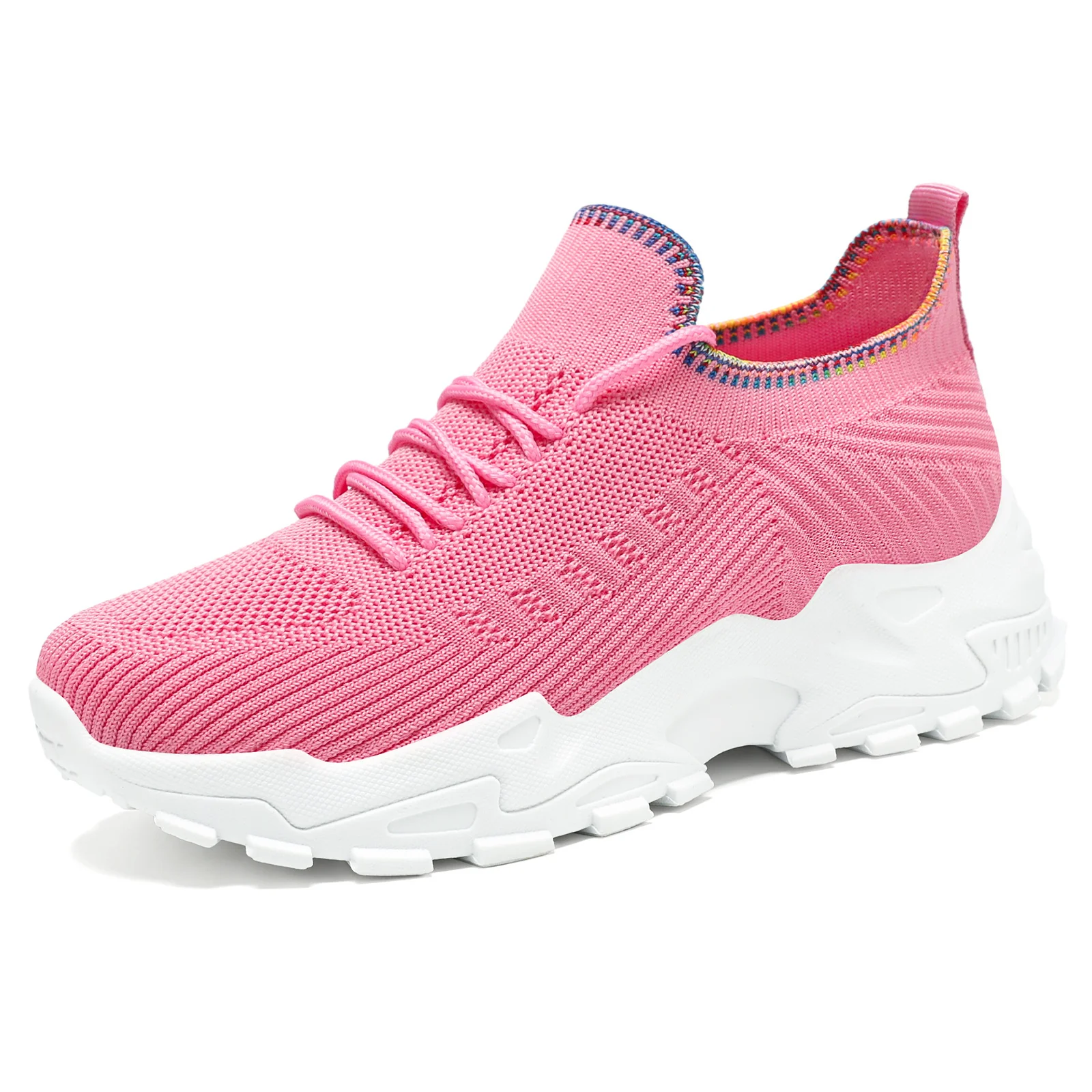 Damen Bequeme Lauf-Sneaker mit elastischem Strickdesign und rutschfester Sohle Heidi Mode - Image 7