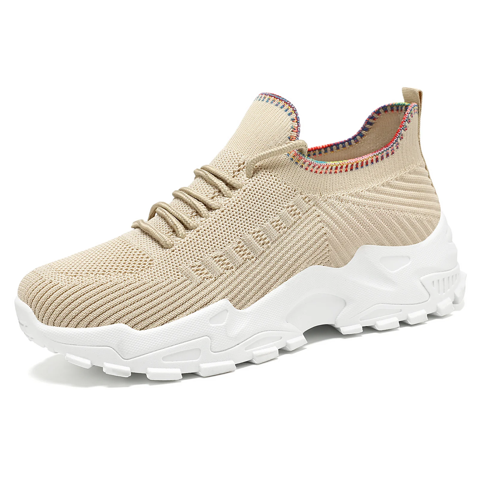 Damen Bequeme Lauf-Sneaker mit elastischem Strickdesign und rutschfester Sohle Heidi Mode - Image 8