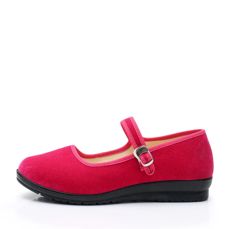 Damen Bequeme Mary Jane Schuhe mit verstellbarem Riemen Heidi Mode - Image 7