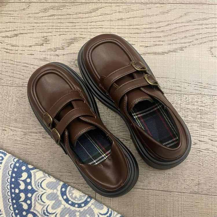 Damen Bequeme Mokassins mit doppeltem Riemenverschluss Heidi Mode - Image 2