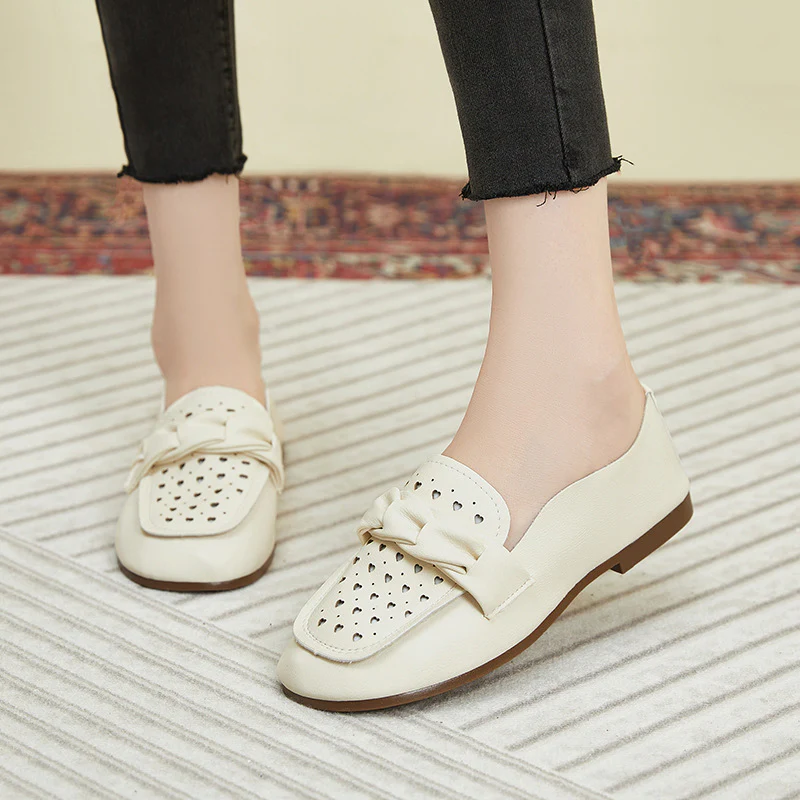 Damen Bequeme Mokassins mit modischem Schnallen-Design Heidi Mode - Image 4