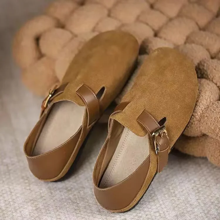 Damen Bequeme Mokassins mit modischen Schnalle und weichem Innenmaterial Heidi Mode - Image 2