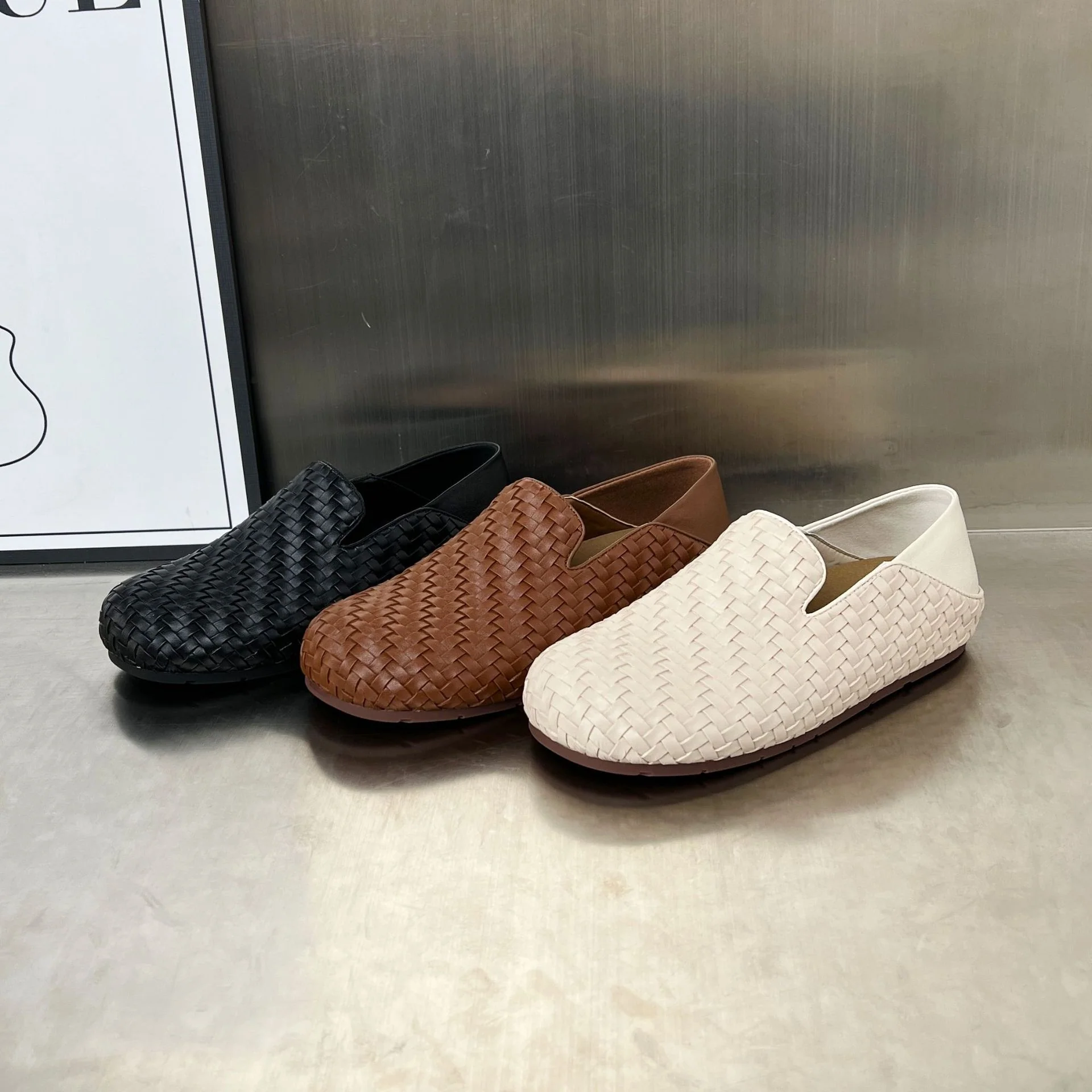 Damen Bequeme Mokassins mit raffiniertem Flechtdesign Heidi Mode - Image 3
