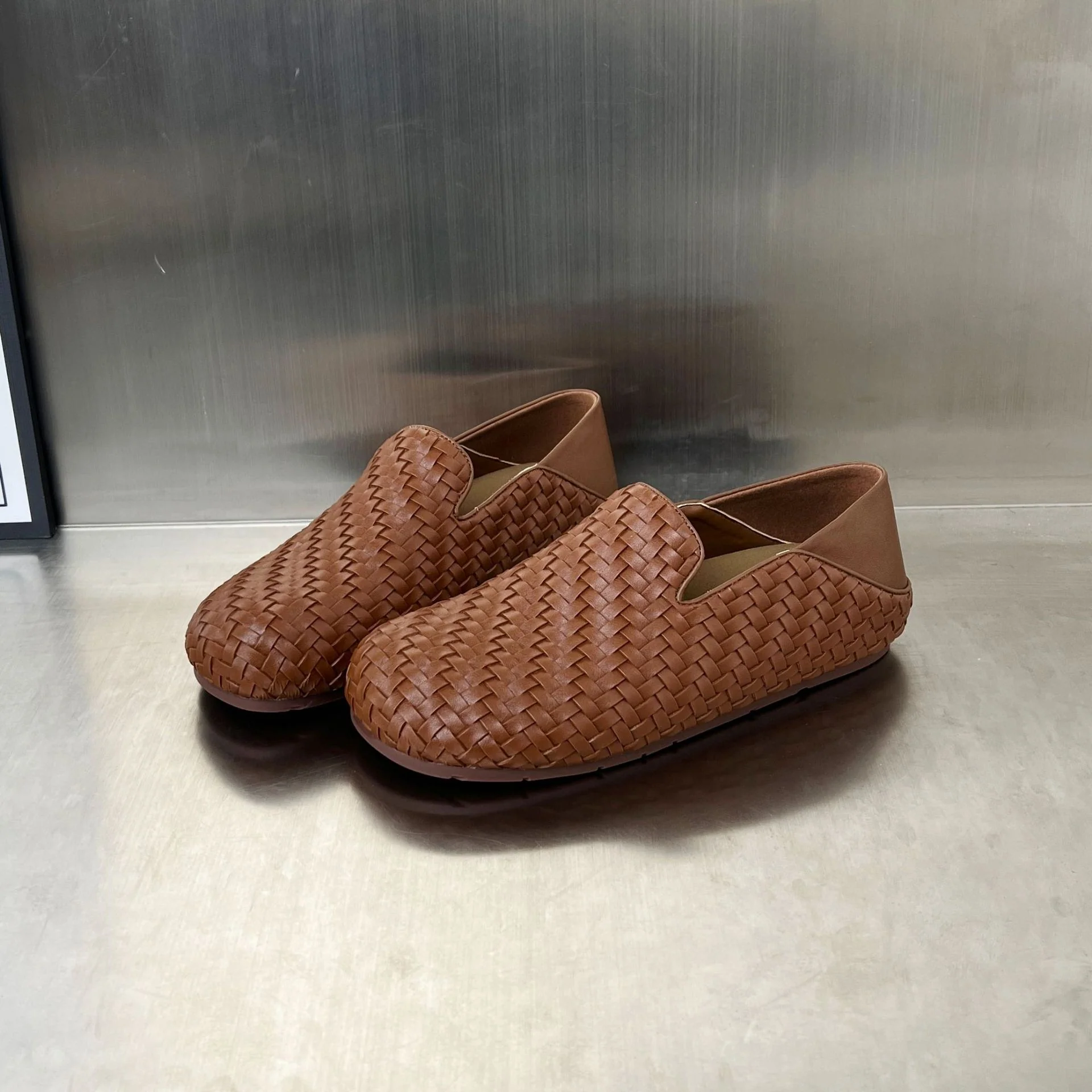 Damen Bequeme Mokassins mit raffiniertem Flechtdesign Heidi Mode - Image 6