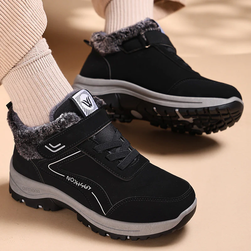 Damen Bequeme Outdoor-Winterstiefel mit rutschfester Sohle und warmem Innenfutter Heidi Mode - Image 3