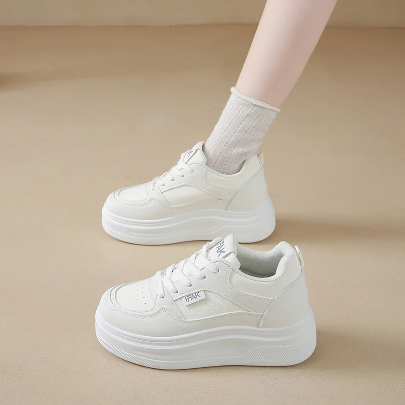 Damen Bequeme Plateau Sneakers mit hervorragender Dämpfung und atmungsaktivem Obermaterial Heidi Mode - Image 3