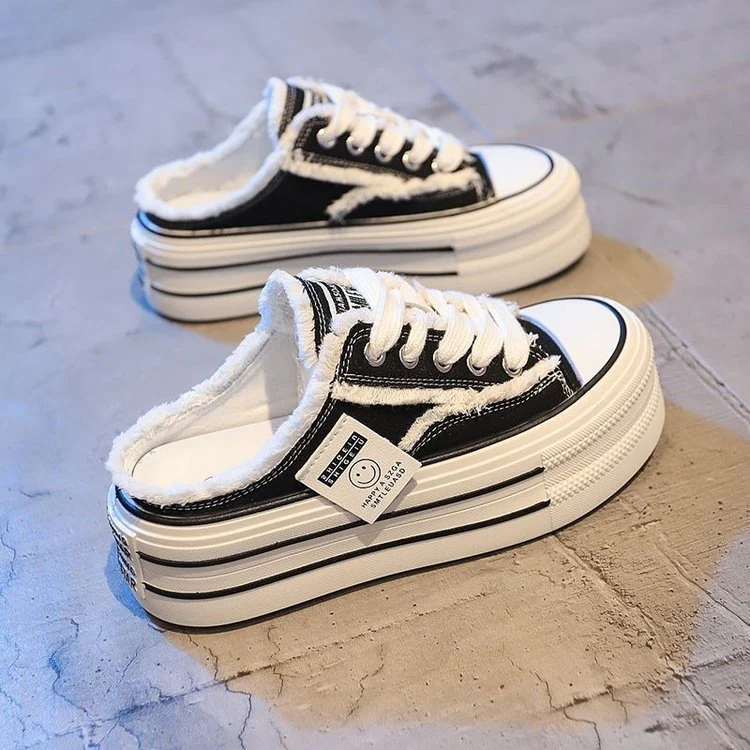 Damen Bequeme Plattform-Sneaker mit Fellfutter und sportlichem Design Heidi Mode - Image 3