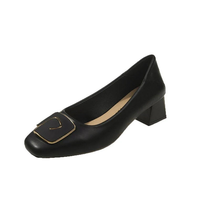 Damen Bequeme Pumps mit Stilvollem Schnallen-Detail Heidi-Mode - Image 7