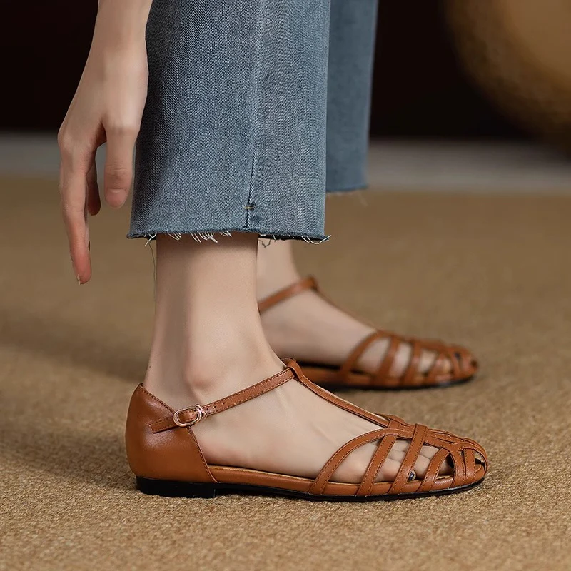 Damen Bequeme Sandalen mit offenem Zehenbereich und elegantem Riemchen-Design Heidi Mode - Image 3