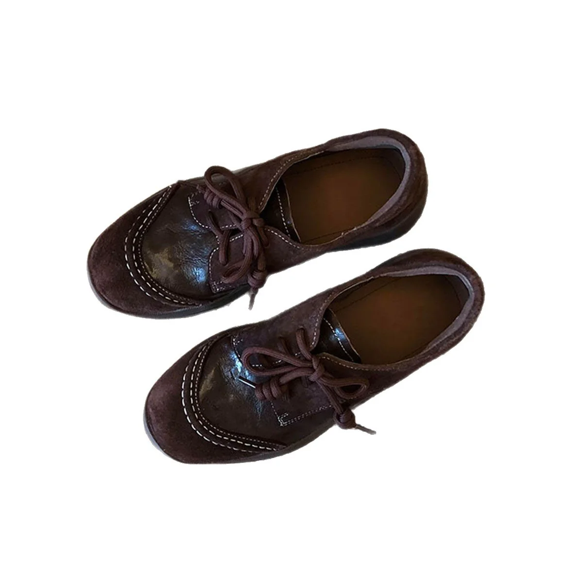Damen Bequeme Schnürschuhe mit robustem Profil und anatomischer Fußbettung Heidi Mode - Image 5
